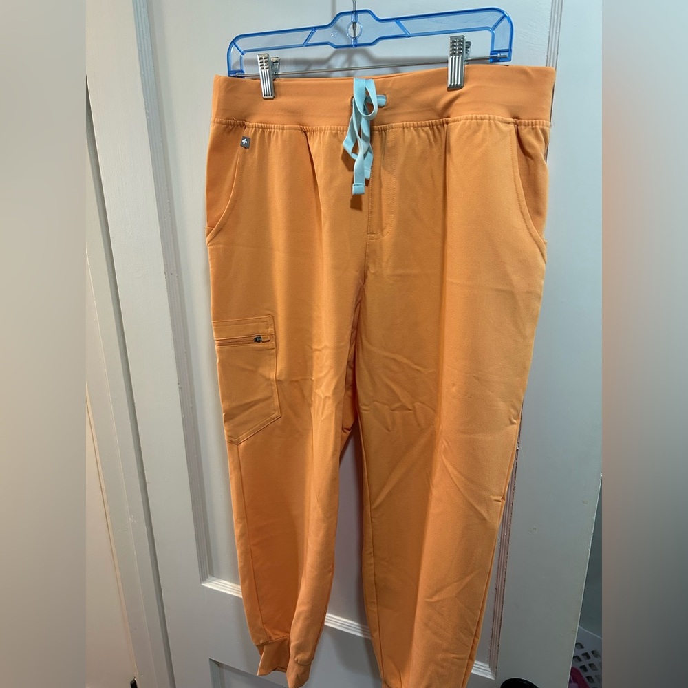 Figs Cargo Pants in Vibrant Orange